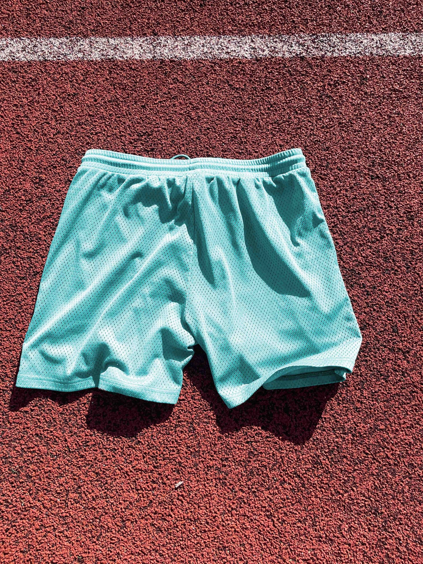 Chicago Run Club Mesh Shorts - Mint Blue